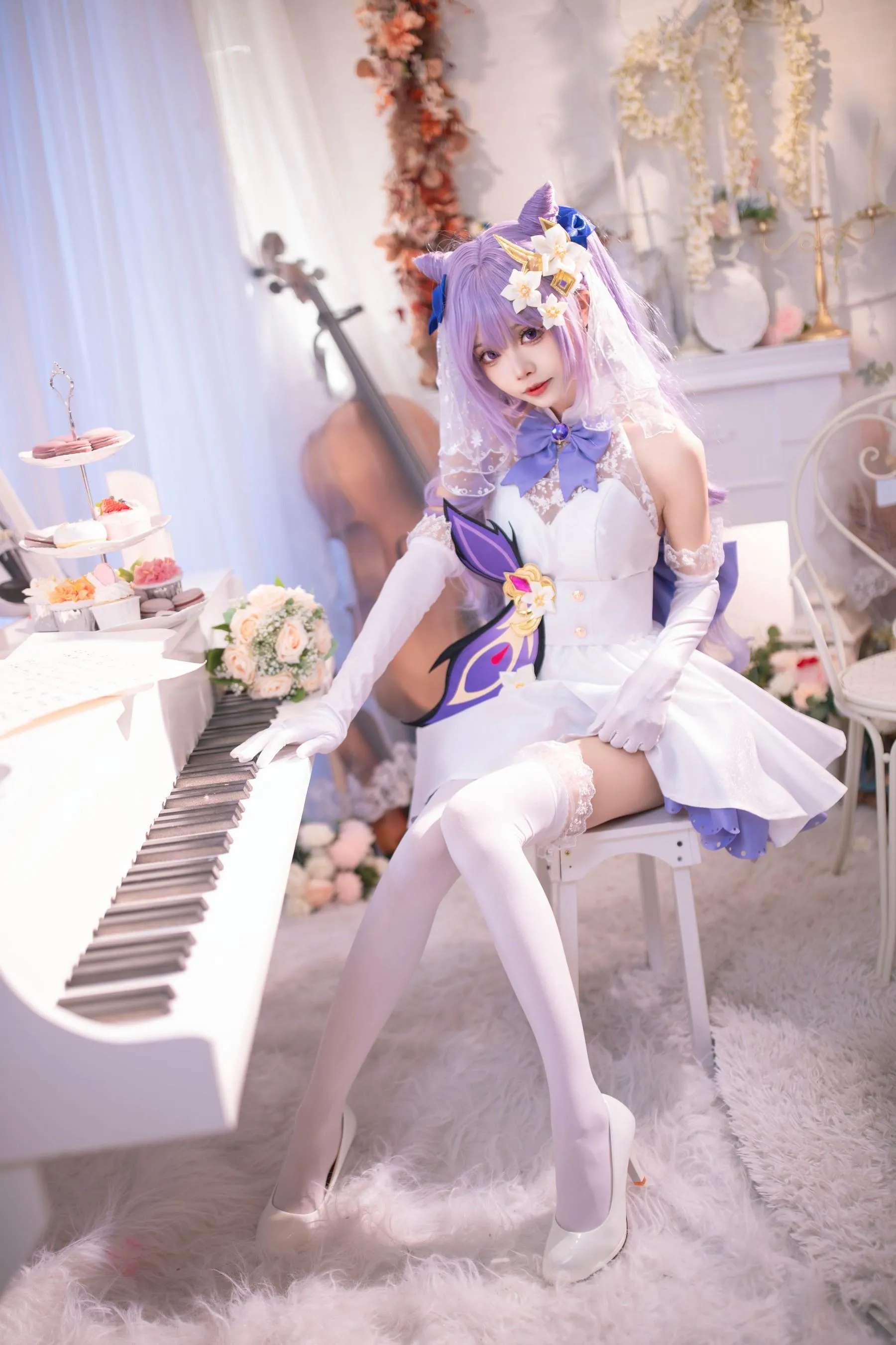 艾西aiwest – NO.02 刻晴花嫁 [40P]插图1